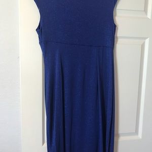 Blue sparkly women’s dress